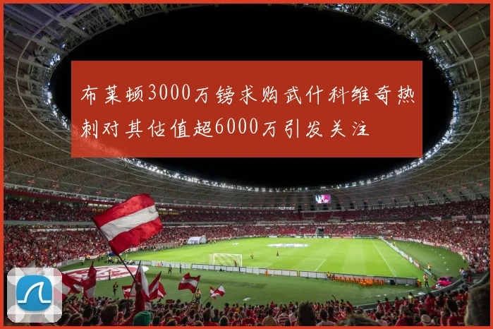 布莱顿3000万镑求购武什科维奇热刺对其估值超6000万引发关注